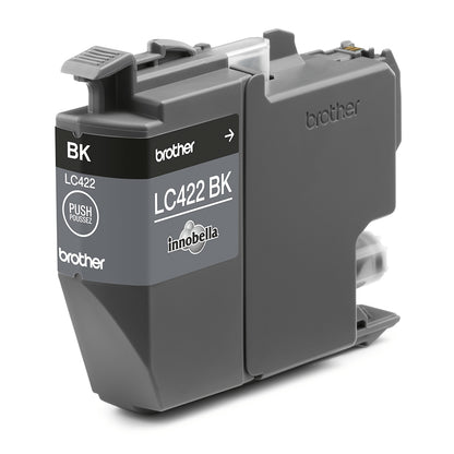 Brother LC-422BK Genuine Black Ink Cartridge, 550 Pages, image 3