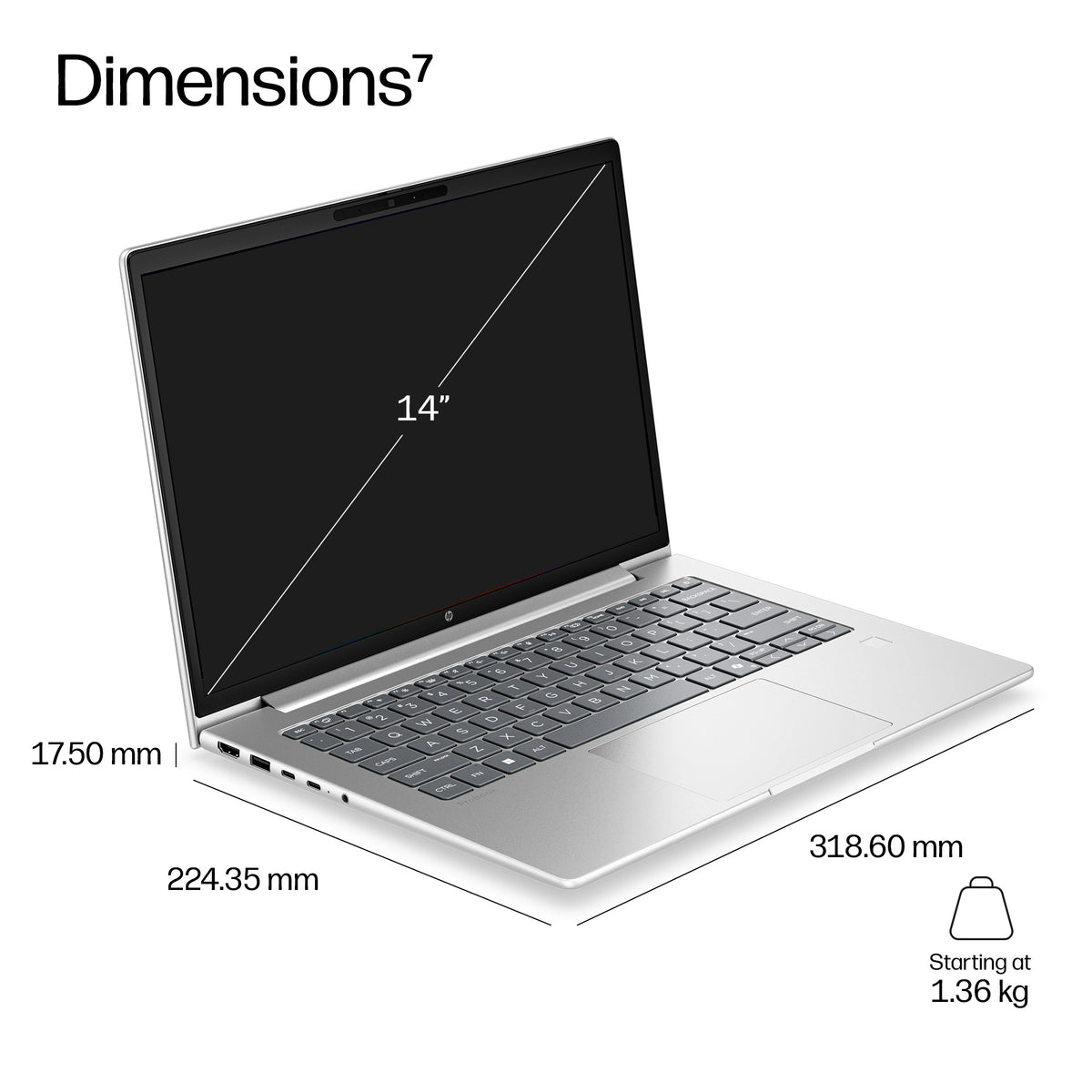 HP ProBook 4 G2i 14" Laptop – Core 7 350, 16GB, 512GB SSD, image 5
