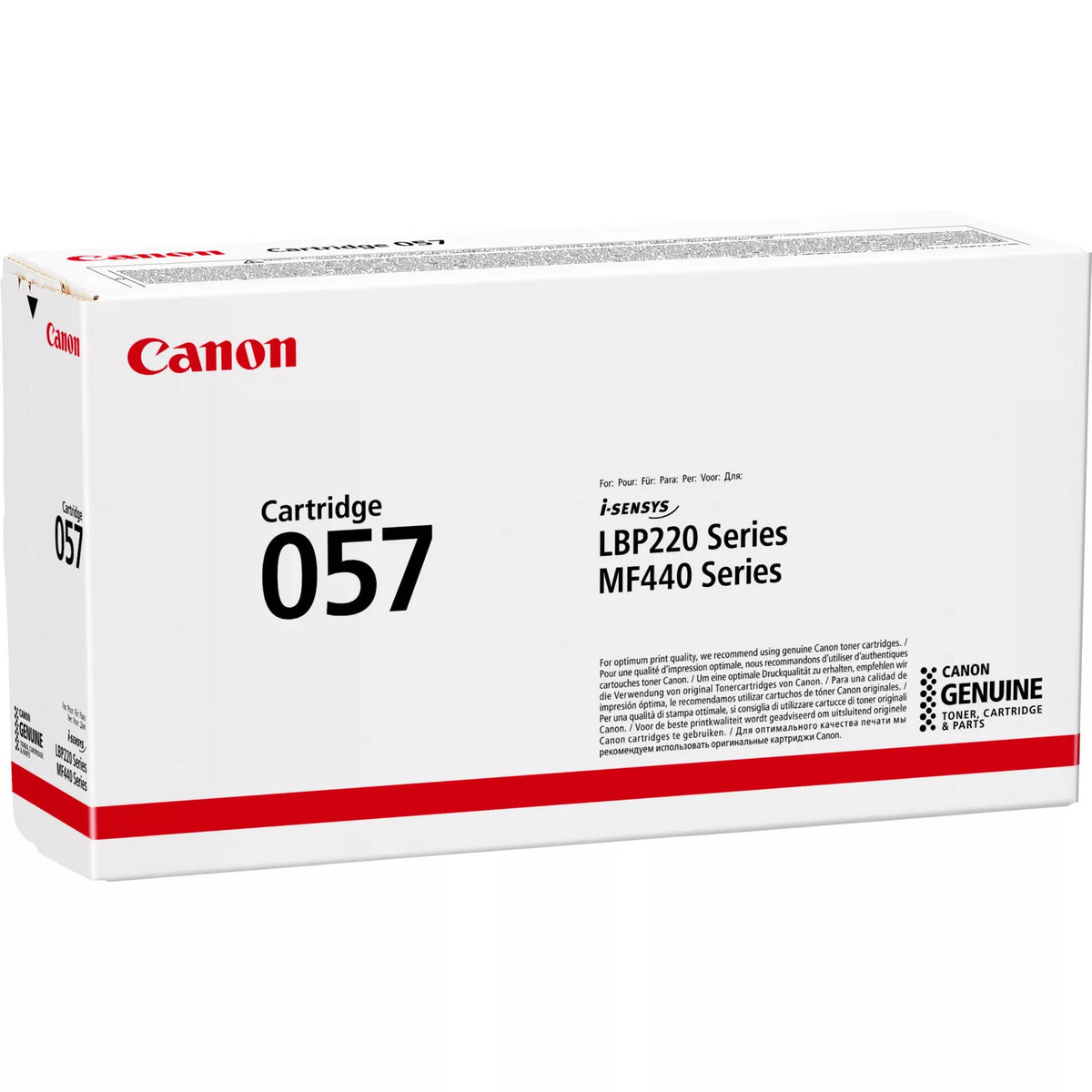 Canon 057 Genuine Black Toner Cartridge, 3,100 Pages, image 3