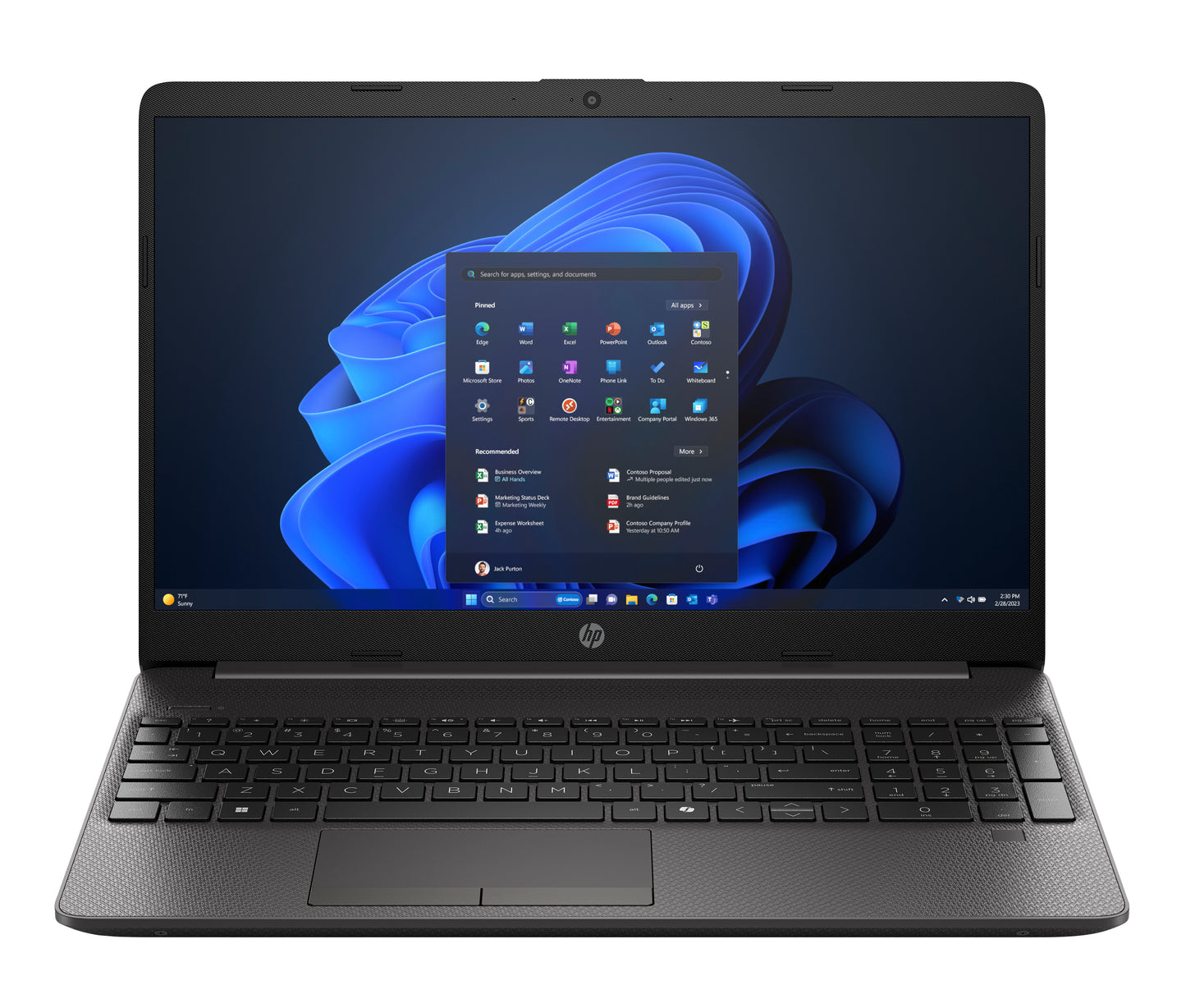 HP 250R G9 Intel Core Ultra 5 120U Laptop 39.6 cm (15.6") Full HD 16 GB DDR4-SDRAM 512 GB SSD Wi-Fi 6 (802.11ax) Windows 11 Pro Black
