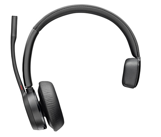 HP Poly Voyager 4310 UC Monaural Headset +BT700 USB-A Adapter +Charging Stand