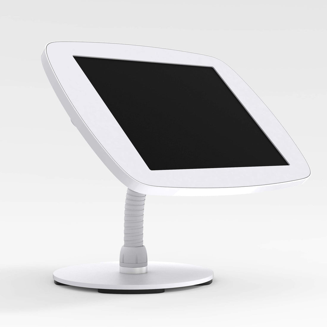 Bouncepad Counter Flex | Apple iPad Pro 4th & 5th Gen 12.9 (2020 - 2021) | White | Exposed Front Camera and Home Button