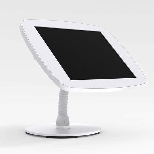 Bouncepad Counter Flex | Apple iPad Pro 4th & 5th Gen 12.9 (2020 - 2021) | White | Exposed Front Camera and Home Button