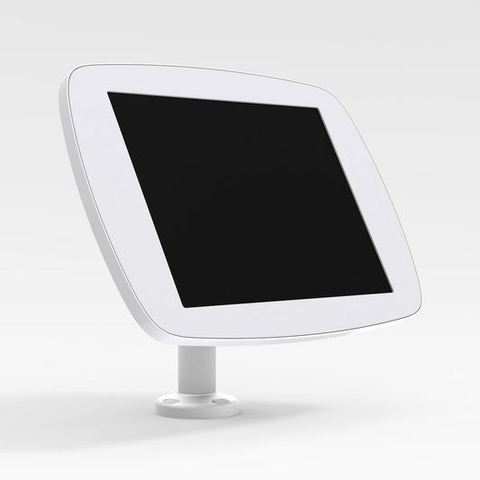 Bouncepad Swivel 60 | Apple iPad Pro 4th & 5th Gen 12.9 (2020 - 2021) | White | Exposed Front Camera and Home Button