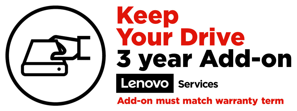 Lenovo 3Y Keep Your Drive Add On 1 license(s) 3 year(s)