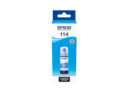 Epson 114 Genuine Cyan Ink Bottle