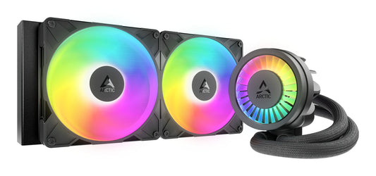 ARCTIC Liquid Freezer III Pro A-RGB 280mm Liquid CPU Cooler, P14 Pro PWM Fans & PWM Controlled Pump, Black