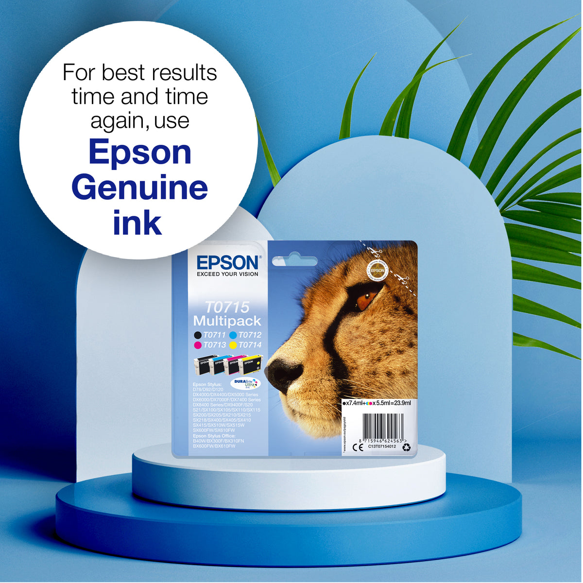 Epson T0713 Genuine Magenta Ink Cartridge, image 3