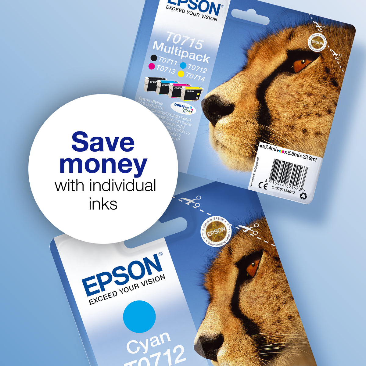 Epson T0713 Genuine Magenta Ink Cartridge, image 4