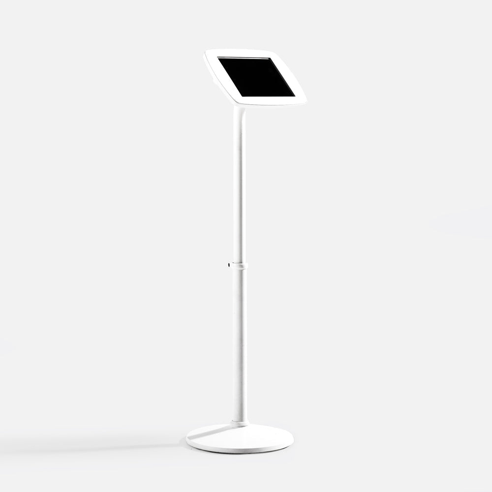 Bouncepad Original Elevate (inc USB Cable) | Apple iPad Air 6th Gen 11-inch (2024) | White | Covered Front Camera and Home Button