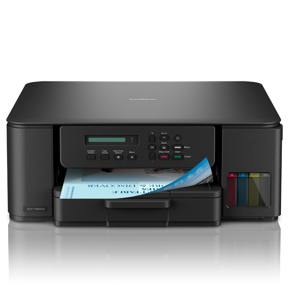 Brother Tankbenefit Compact 3-in-1 Ink Tank Printer DCP-T580DW A4 Colour Inkjet