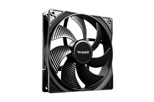 Be Quiet! BL107 Pure Wings 3 140mm Case Fan, Rifle Bearing, Black, 1200 RPM, Ultra Quiet