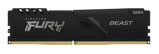 Kingston Fury Beast 32GB, DDR4, 3200MHz (PC4-25600), CL16, XMP, DIMM Memory