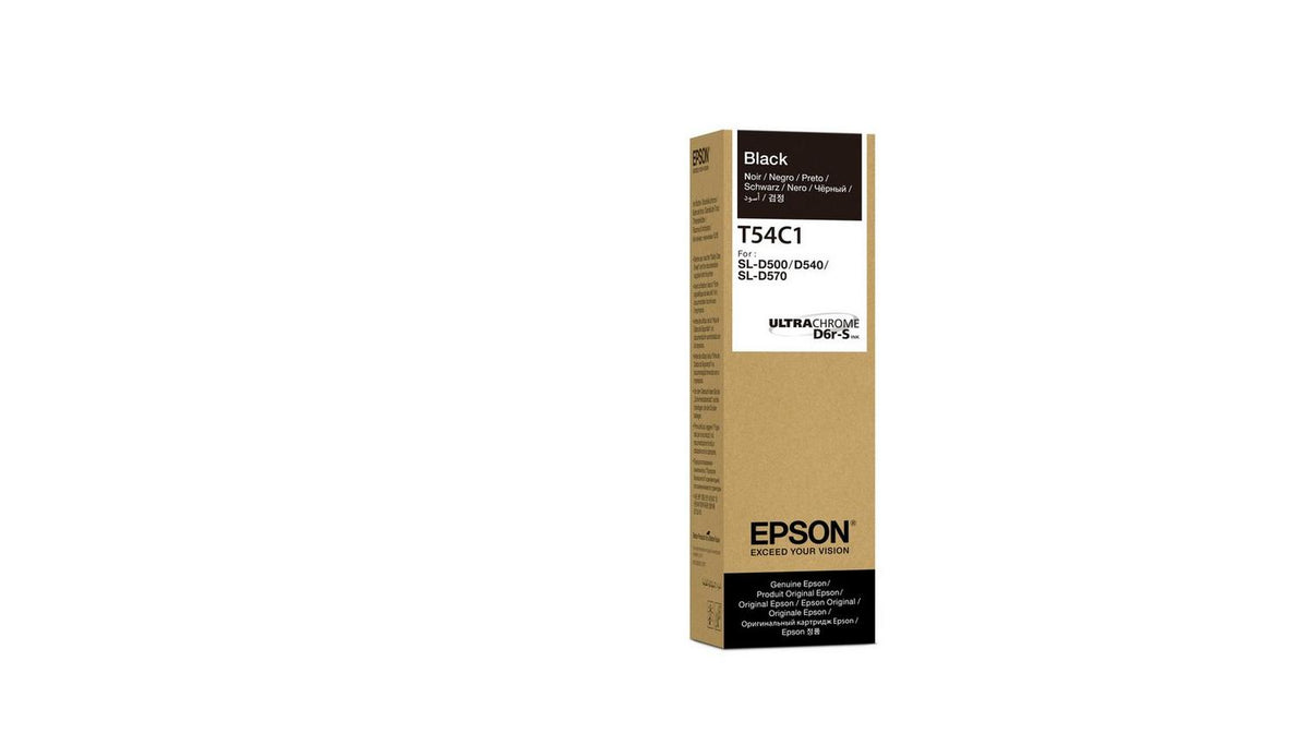 Epson T54C Genuine Black Ink Bottle, image 2