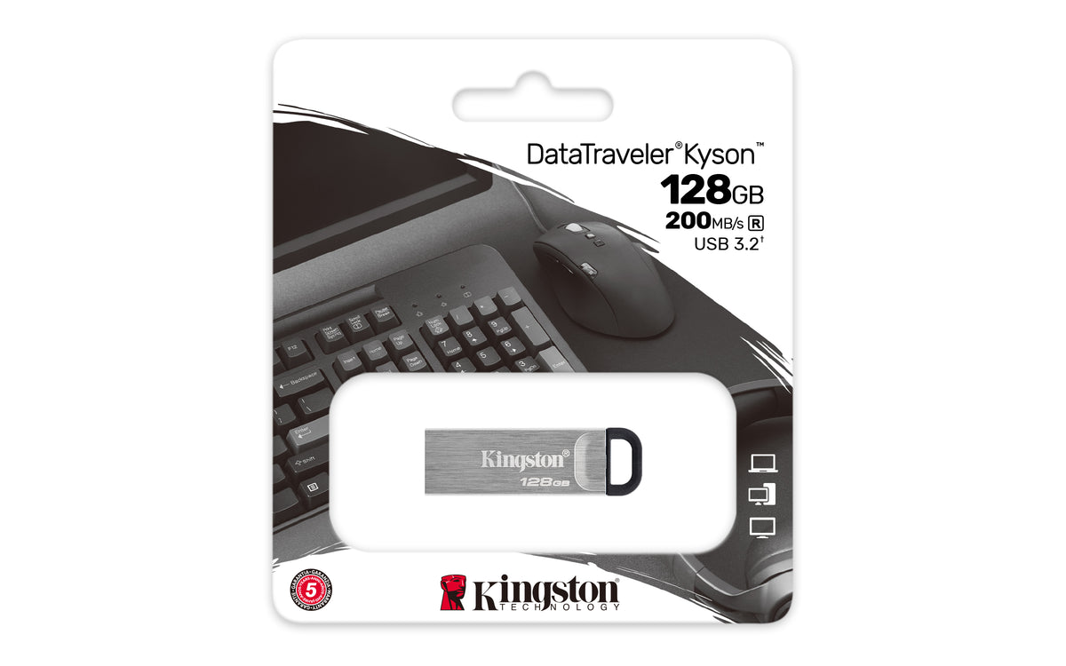 Kingston DataTraveler 128GB Kyson USB Flash Drive, image 4