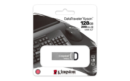 Kingston DataTraveler 128GB Kyson USB Flash Drive, image 4