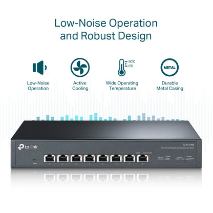 TP-Link 8-Port 10G Desktop/Rackmount Switch Unmanaged, image 6
