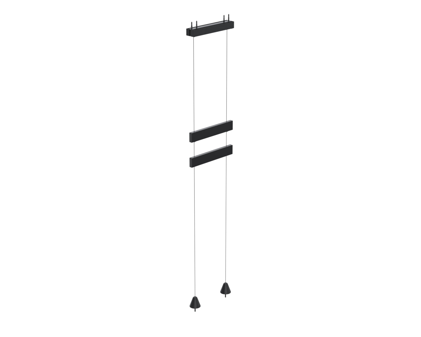 Ergonomic Solutions SpacePole Digital Signage In-window wire mount 5m