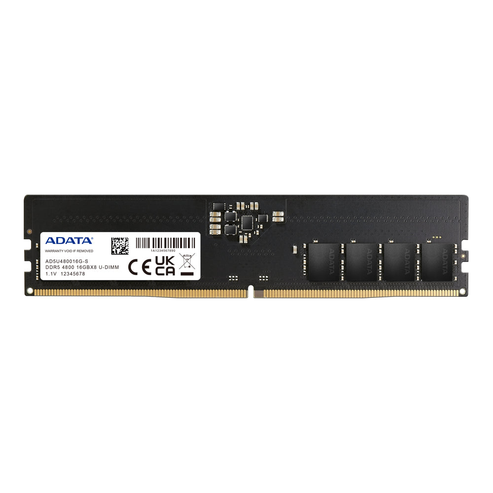 ADATA Premier, 16GB, DDR5, 4800MHz (PC5-38400), CL40, 1.1V, ECC, DIMM Memory