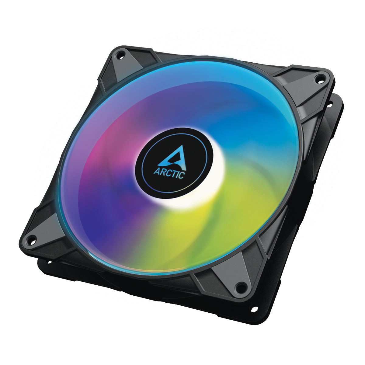 ARCTIC 140mm P14 Semi-Passive PWM PST ARGB Case Fan, Fluid Dynamic, 12 LEDs, 200-1900 RPM, 0dB Mode