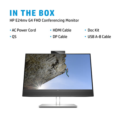HP E24mv G4 FHD Conferencing Monitor 23.8" Full HD IPS Monitor, image 5