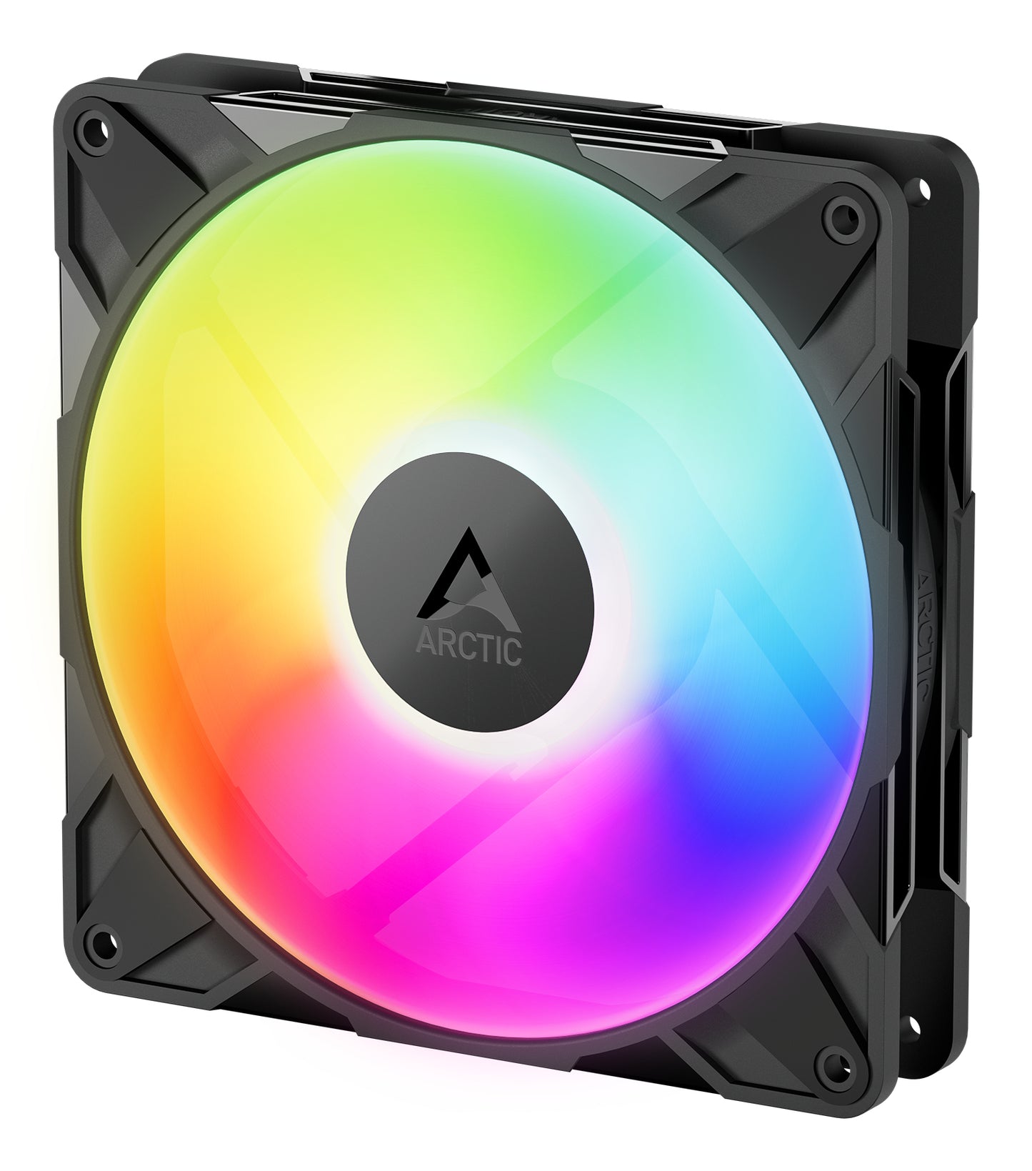 ARCTIC P14 Pro ARGB 140mm PWM Case Fan w/ Cable Splitter, Fluid Dynamic Bearing, 400-2500 RPM, Black
