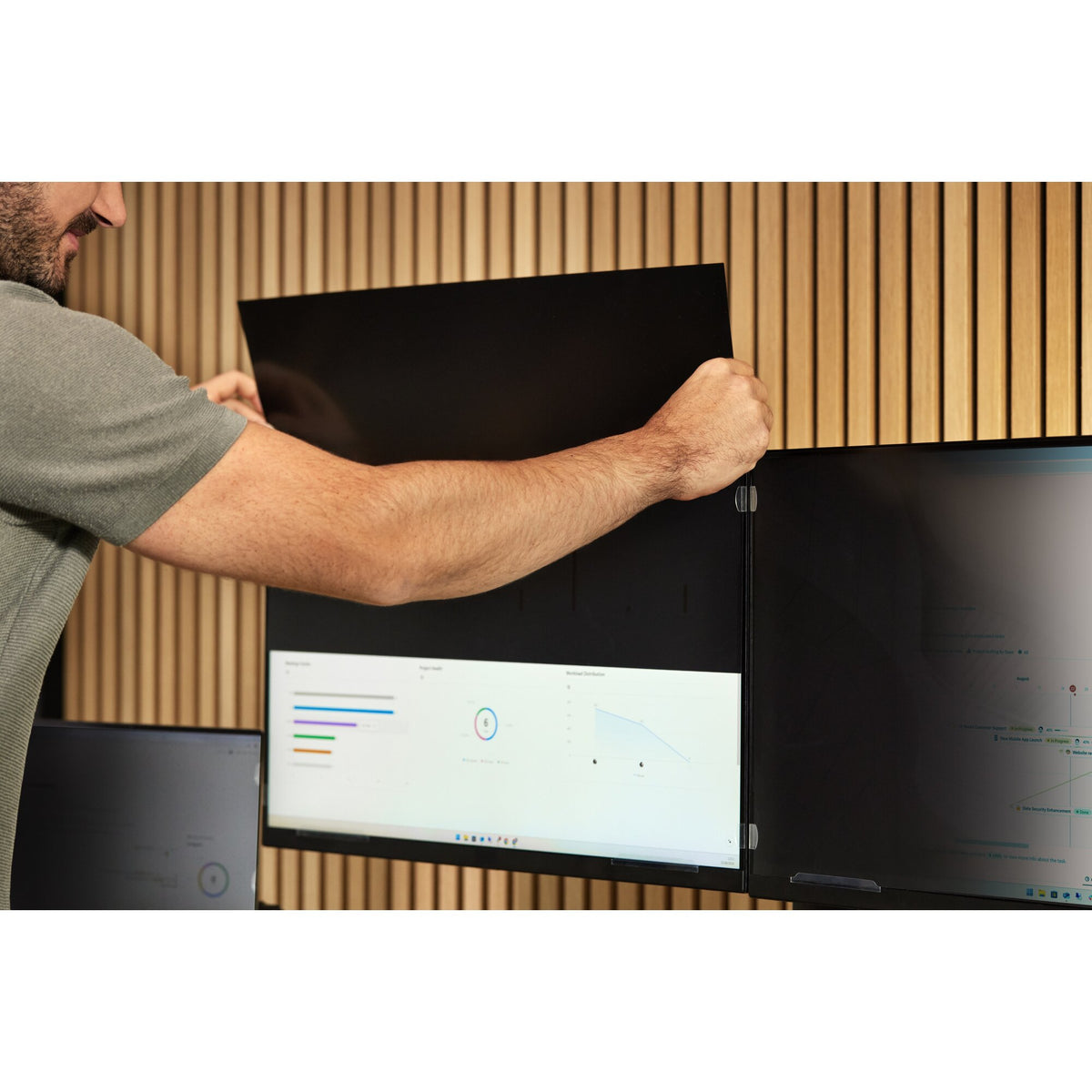Kensington 2-way Removable Privacy Screen Filter for 34" Curved Monitors 21:9, image 3