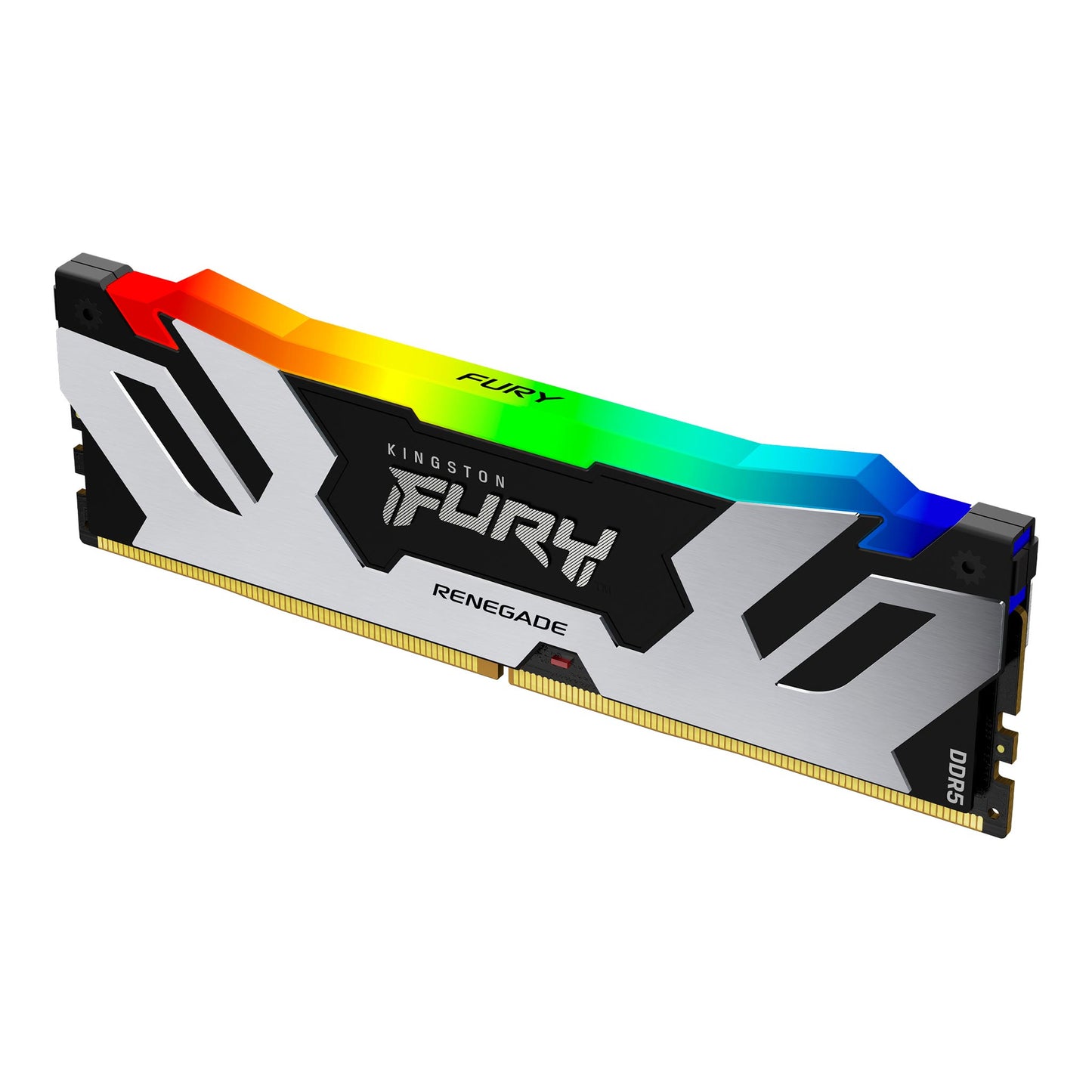Kingston Fury Renegade RGB 32GB, DDR5, 6400MHz, CL32, 1.4V, ECC, XMP 3.0, PMIC, DIMM Memory, Black/Silver