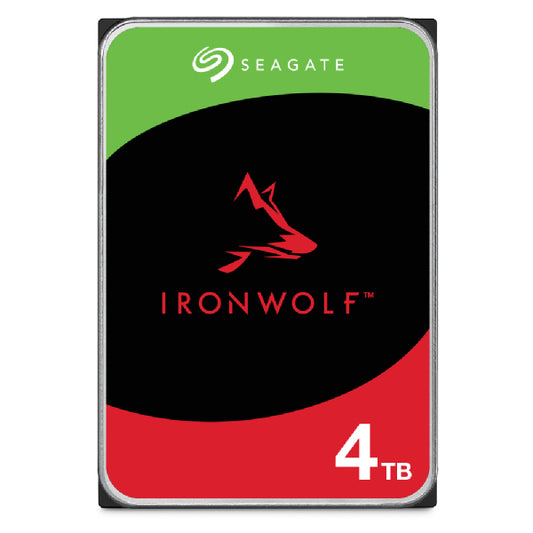 Seagate 3.5", 4TB, SATA3, IronWolf NAS Hard Drive, 5400RPM, 256MB Cache, 8 Drive Bays Supported, OEM