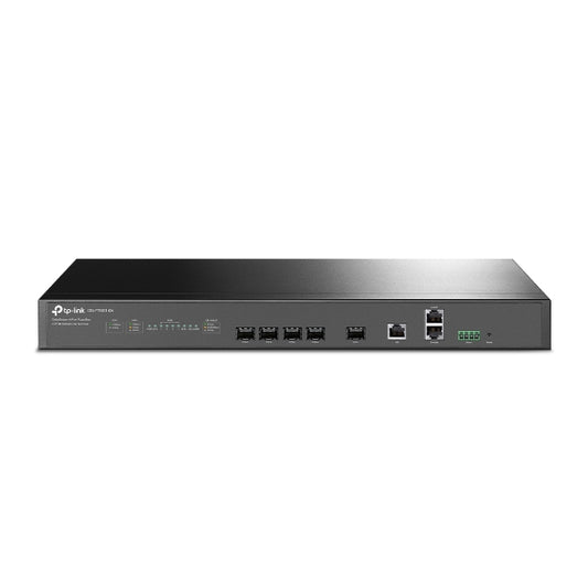 TP-LINK Aginet (DS-P7001-04) DeltaStream 4-port Pizza-box GPON Optical Line Terminal, 4 GPON Ports, Dual Redundant PSUs, Centralized Management