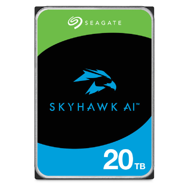 Seagate 3.5", 20TB, SATA3, SkyHawk AI Surveillance Hard Drive, 512MB Cache, 24/7
