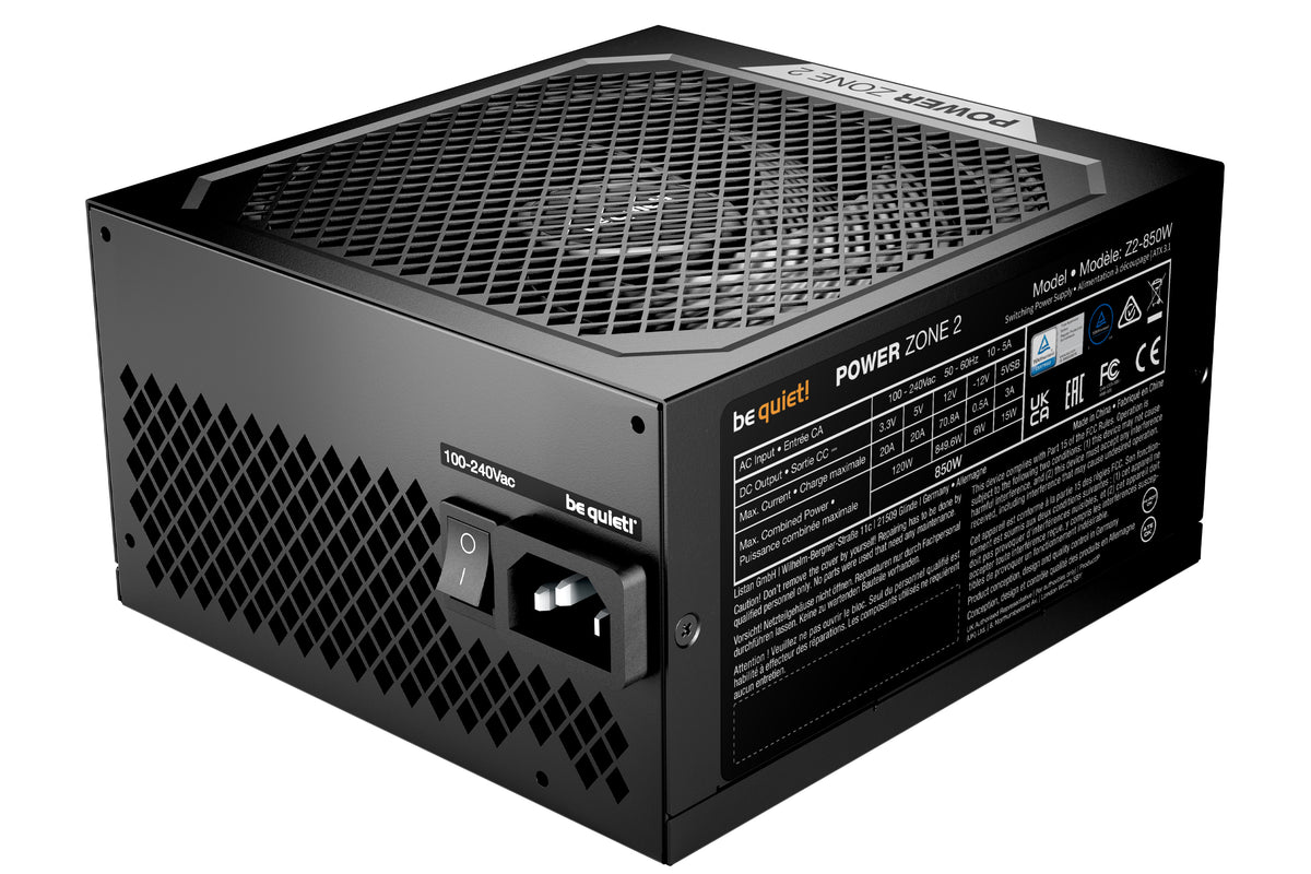 be quiet! POWER ZONE 2 850W Power Supply Unit ATX Black, image 3