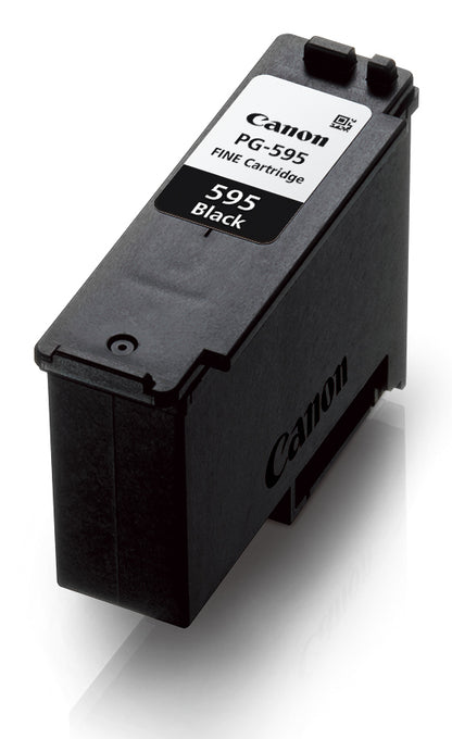 Canon PG-595 Genuine Black Ink Cartridge, 180 Pages