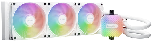 Be Quiet! Light Loop 360mm ARGB Liquid CPU Cooler, 3x Light Wings LX PWM Fans, ARGB Cooling Block, ARGB-PWM-Hub, White