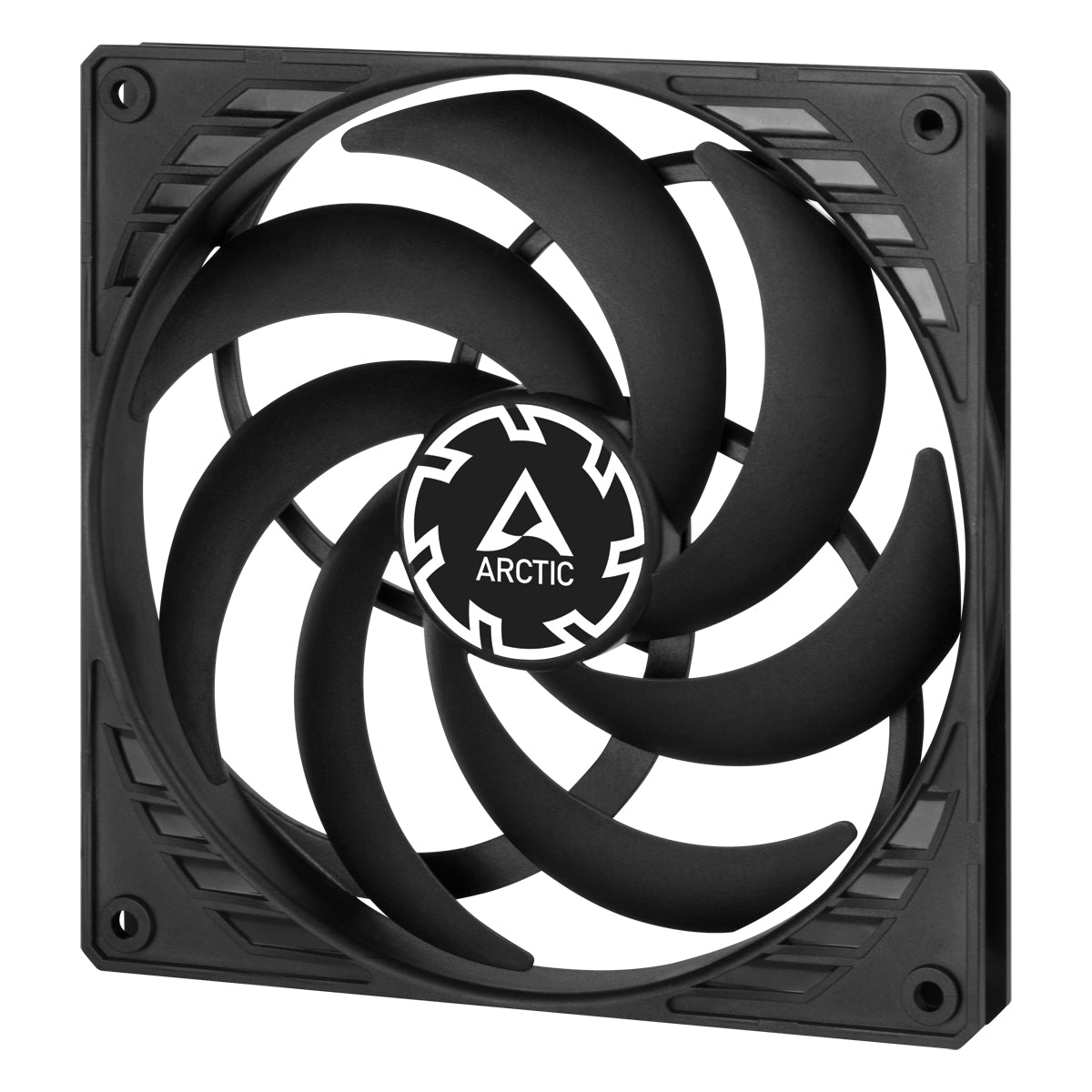 ARCTIC P14 140mm Pressure Optimised Slim PWM PST Fan w/ Cable Splitter, Black, Fluid Dynamic, 120-1800 RPM