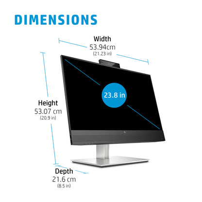 HP E24mv G4 FHD Conferencing Monitor 23.8" Full HD IPS Monitor, image 6