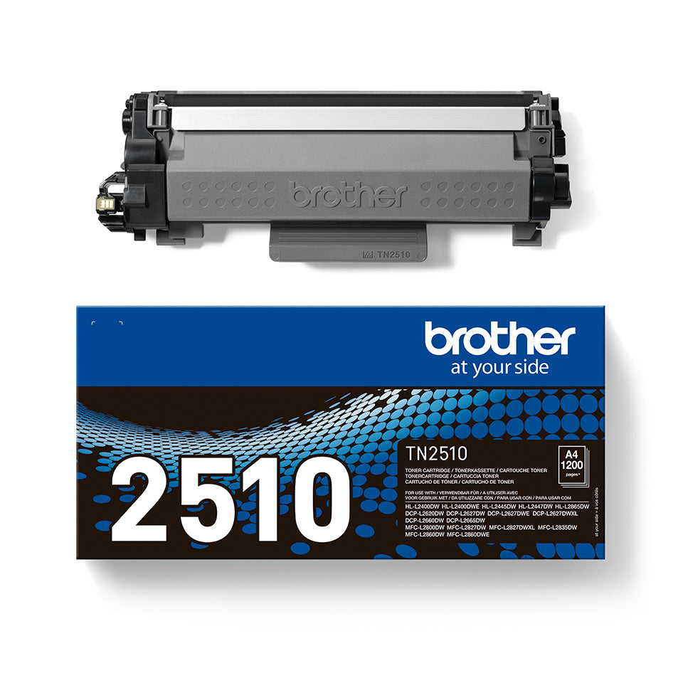 Brother TN-2510 Genuine Black Toner Cartridge, 1,200 Pages, image 4