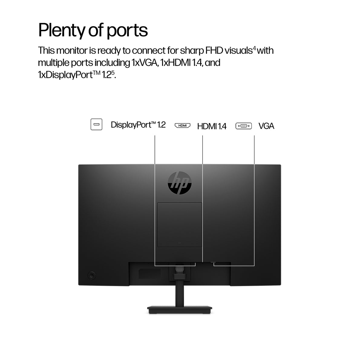 HP Series 3 Pro 27 inch FHD Monitor - 327ph 27" Full HD IPS Monitor, 100Hz, image 3
