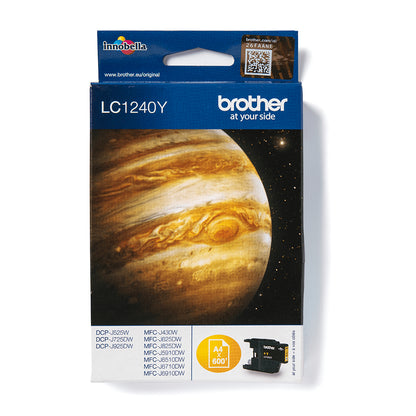 Brother LC-1240Y Genuine Yellow Ink Cartridge