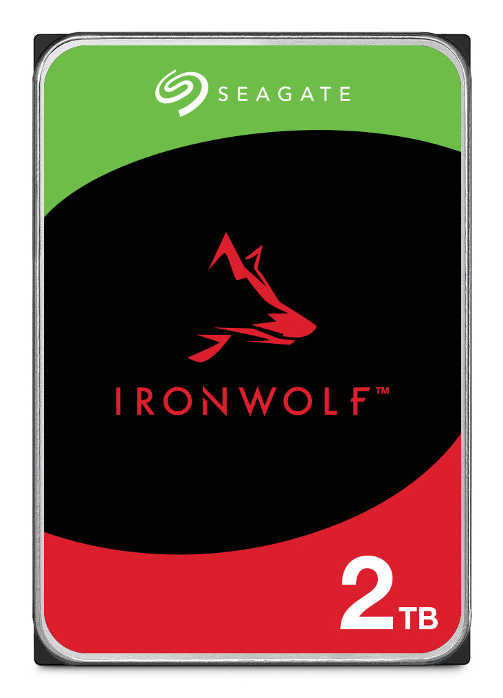 Seagate 3.5", 2TB, SATA3, IronWolf NAS Hard Drive, 5400RPM, 256MB Cache, 8 Drive Bays Supported, OEM