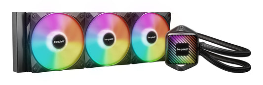 Be Quiet! Pure Loop 3 LX 360mm Liquid CPU Cooler, 3x Light Wings LX Daisy-chained PWM Fans, ARGB Cooling Block w/ 10 Lighting Foils, Black