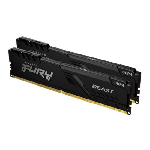 Kingston Fury Beast 32GB Kit (2 x 16GB), DDR4, 3200MHz, CL16, XMP, DIMM Memory