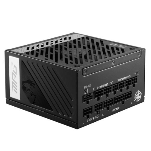 MSI 1000W (MPG A1000G PCIE5) ATX 3.1 PSU, Fully Modular, 80+/Cybenetics Gold, PCIe 5.1
