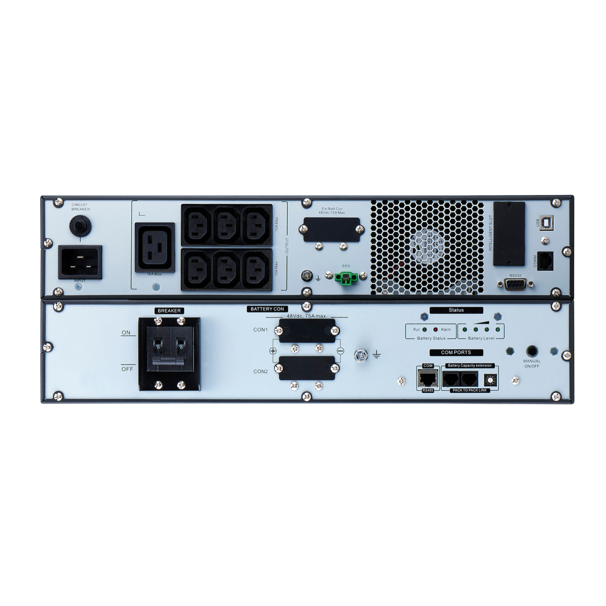 APC Easy UPS SRVL3KRILRK 3000VA/2700W Online UPS, 7 Outlets, Rackmount, image 2
