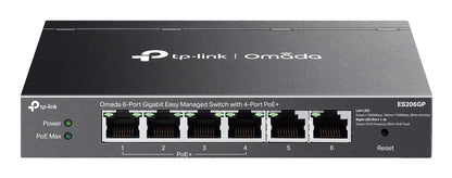 TP-Link Omada ES206GP 6-Port Gigabit PoE+ Managed Switch