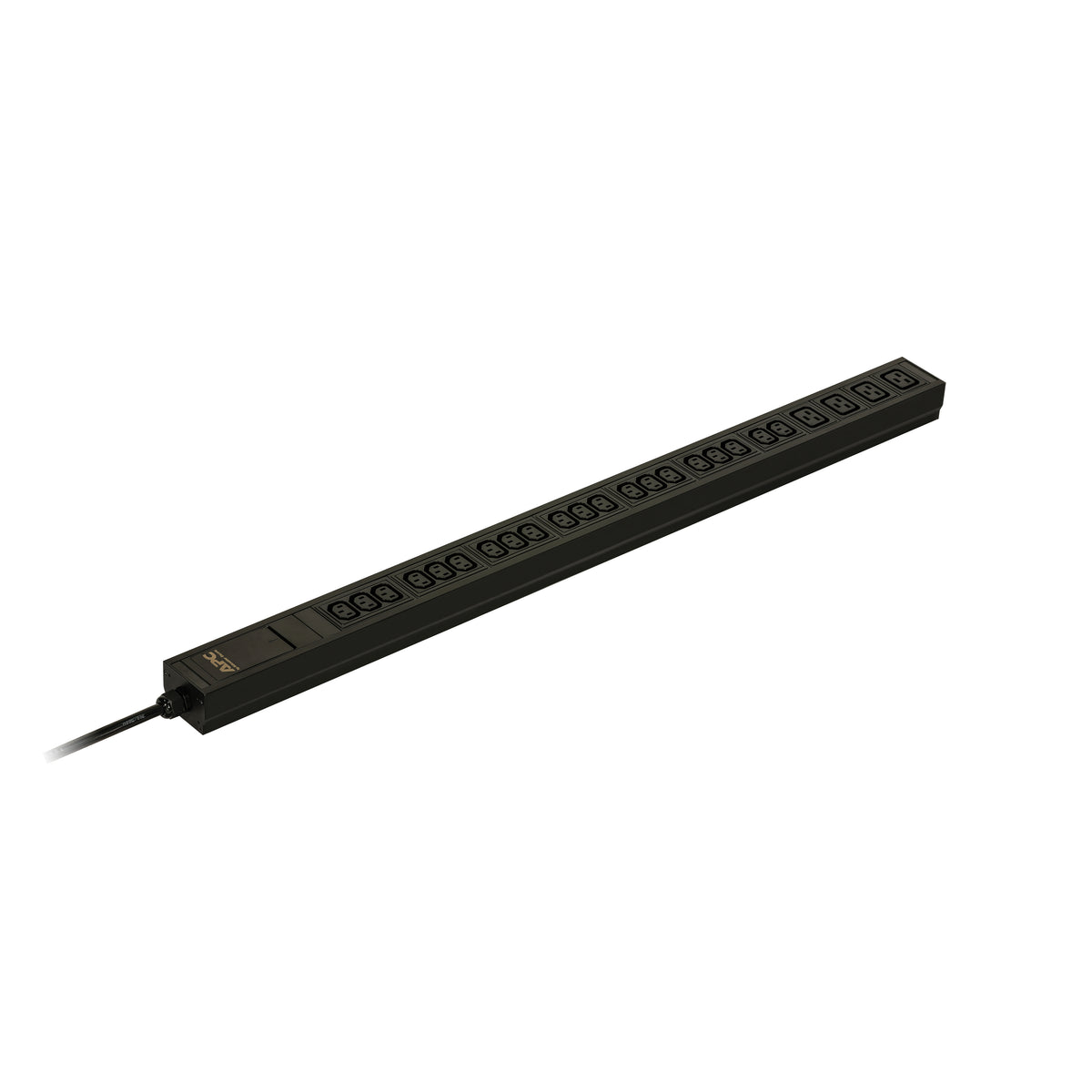 APC Easy Rack PDU, Basic, 0U, 1 Phase, 3.7kW, 230V, 16A, 20 x C13 and 4 x C19 outlets, image 2