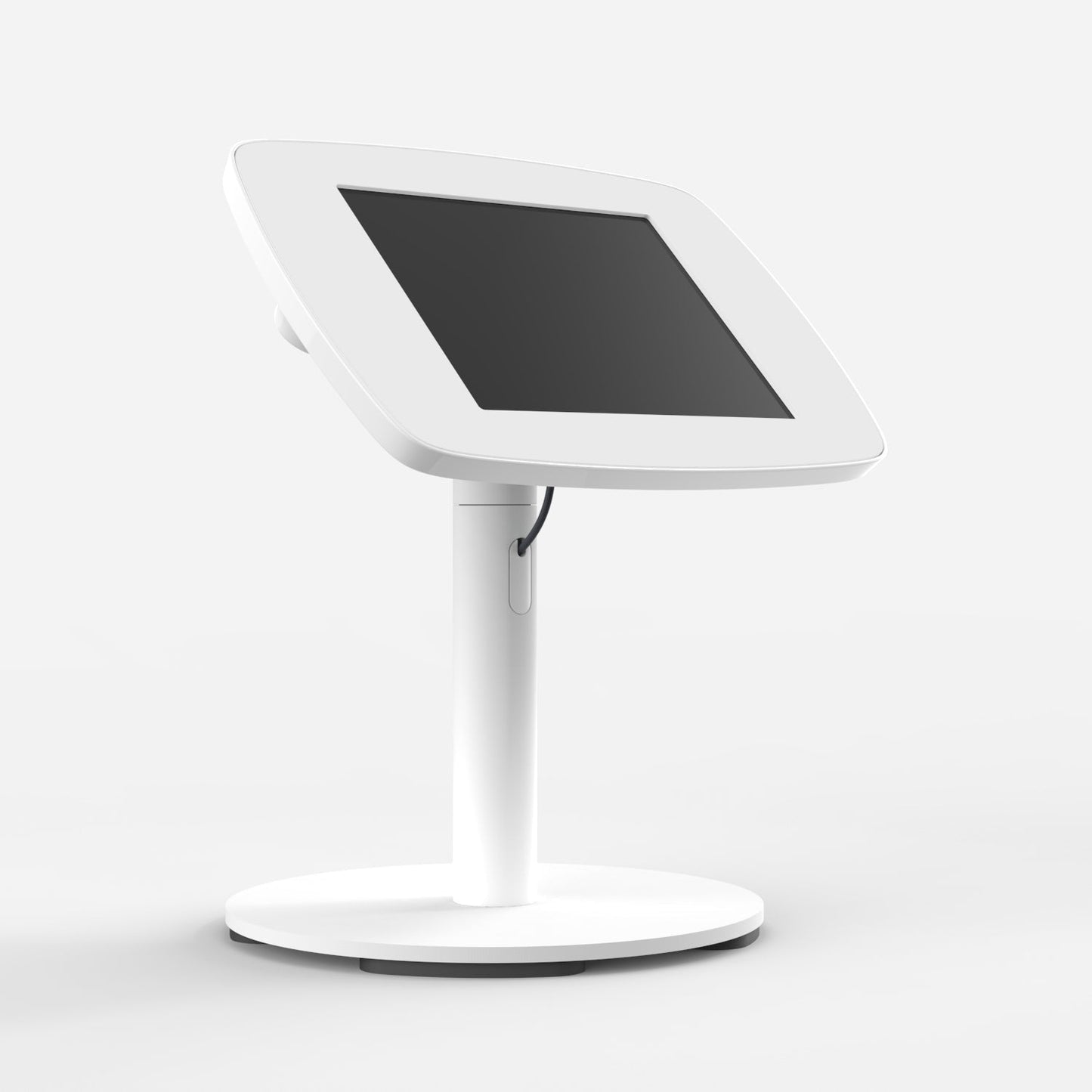 Bouncepad Original Twist + Counter Base | Apple iPad Mini 6 / 7 Gen 8.3 (2021 - 2024) | White | Exposed Front Camera and Home Button