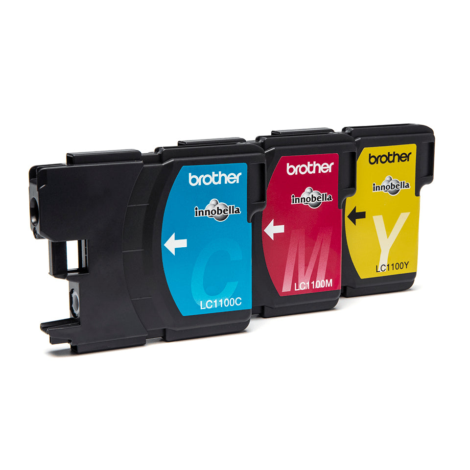 Brother LC-1100 Genuine 3-Colour Ink Multipack, 325 Pages, image 3