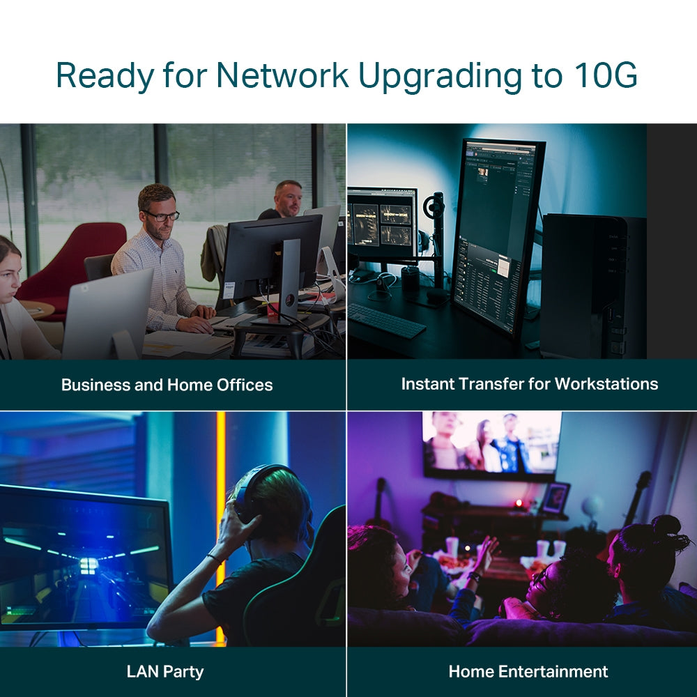 TP-Link 8-Port 10G Desktop/Rackmount Switch Unmanaged, image 5