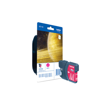 Brother LC-1100M Genuine Magenta Ink Cartridge, 325 Pages, image 2